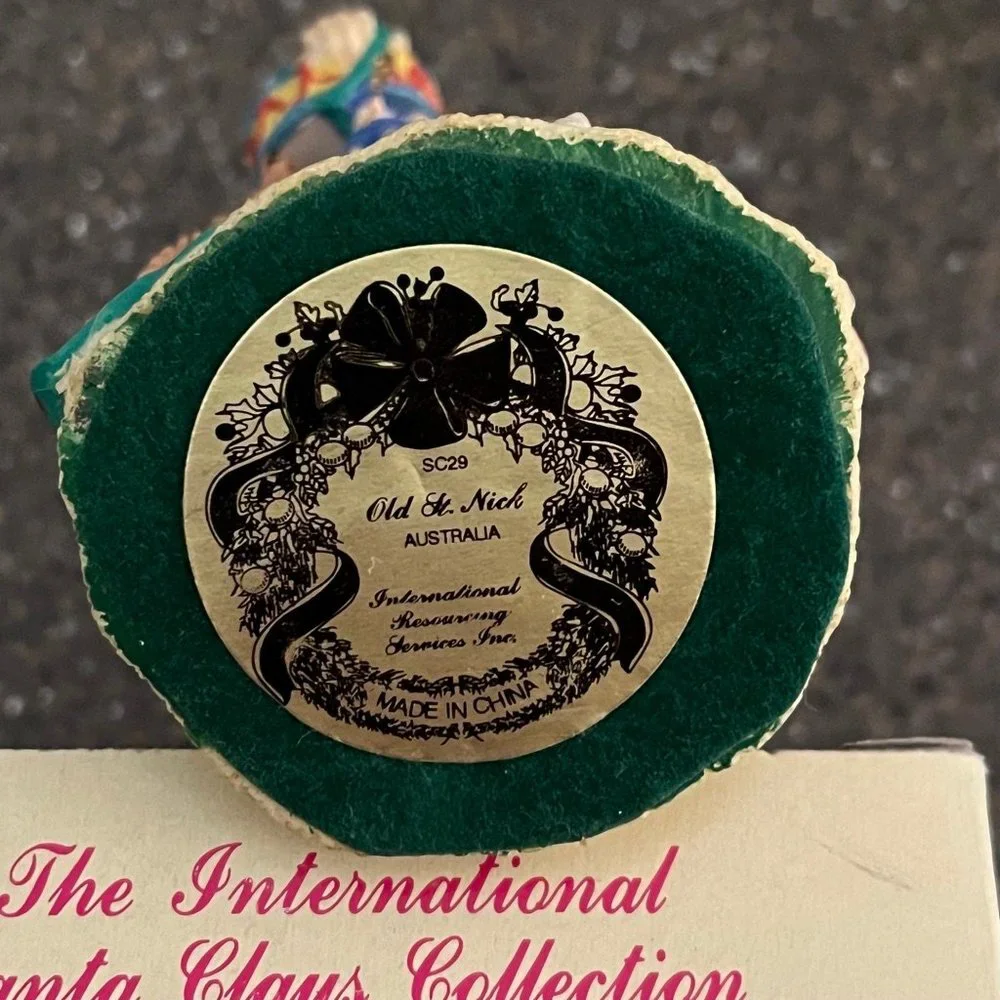 Vtg Old St. Nick Australia figurine w/ box - Picture 6 of 6